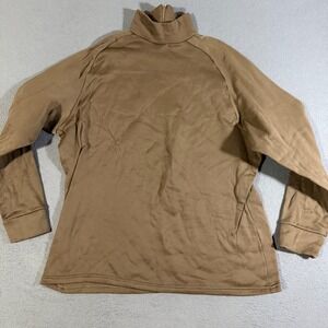 Mens‎ Cold Weather Undershirt Long Sleeve Size X-Large Tan Color Casual Active